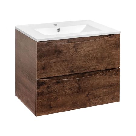 База под керамическую раковину Mia 700 подвесная, 2 выкатных ящика soft close, R.Wood, артикул VMC-2MC700RW