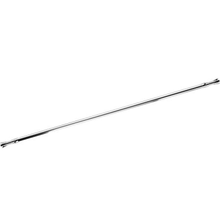 Карниз для ванной нержавеющая сталь 125-230см.