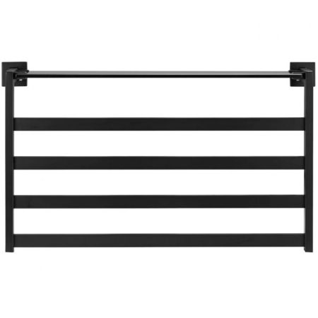 Электрический полотенцесушитель Black&White Universe 580х350 N-333B с полкой Черный