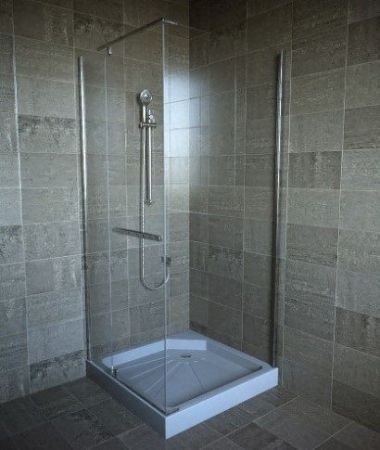 Ограждение MIMI ZQ91T душевое Cerutti SPA без поддона (90x90x195)