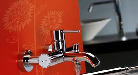 Смеситель для ванны Webert Elio EL850102560 Черный матовый, артикул EL850102560