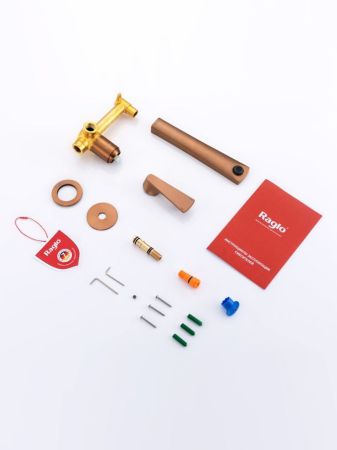 Смеситель для раковины встраиваемый Raglo R07.11.33, медь, артикул R07.11.33