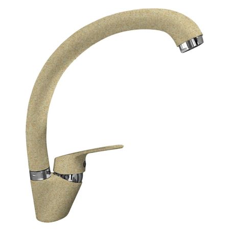 Смеситель для кухни GranFest Z-3323, бежевый