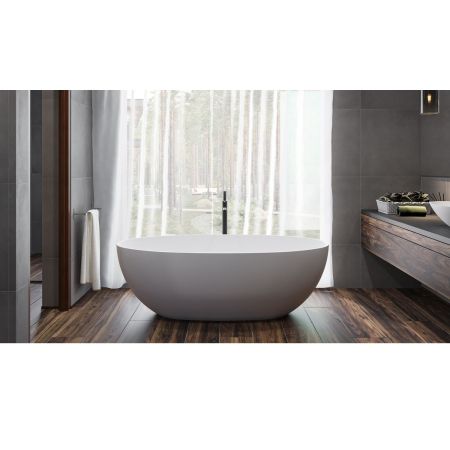 Ванна WHITECROSS Diamond 170x87 (белый мат) иск. камень, артикул 0201.170087.200