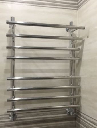 Водяной полотенцесушитель Ника Bamboo ЛБ3 60x60 Хром