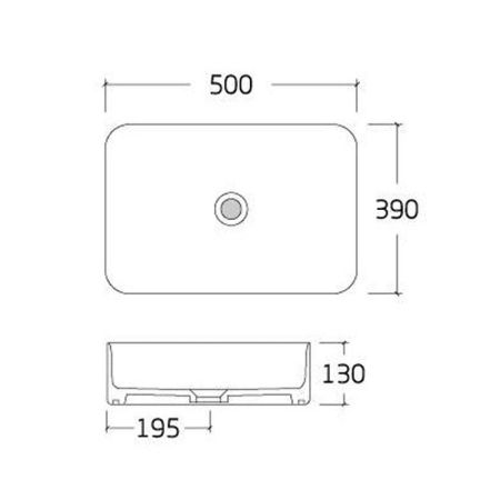 Раковина-чаша Bronze de Luxe Scandi 50 6127-BM Черная матовая