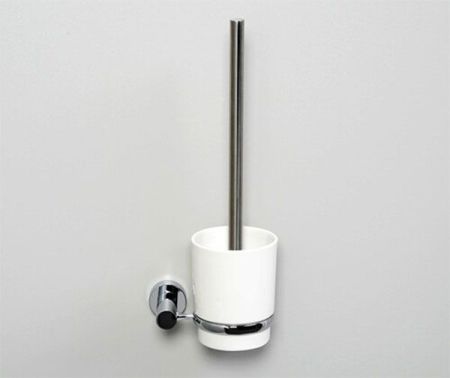 Ершик для унитаза WasserKRAFT K-28227 Хром Белый, артикул K-28227