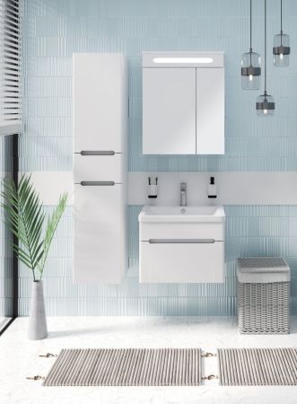 Пенал Runo правый с корзиной для белья Парма 35 (УТ000002867), артикул УТ000002867