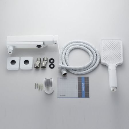 Смеситель для ванны Shevanik S9952C, белый, артикул S9952C