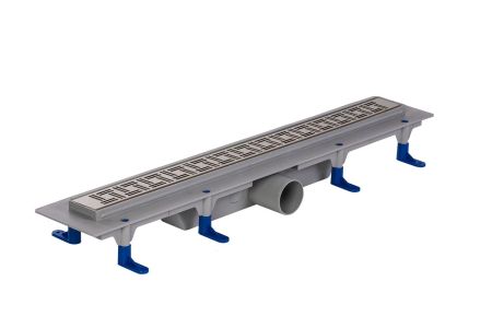 Душевой уголок Ambassador Kingston 14011103-ST7, квадратный, линейный трап, 100х100, артикул 14011103-ST7