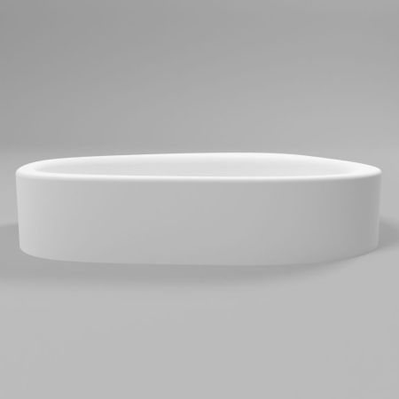 Умывальник WHITECROSS Moonstone D 50x35 (белый мат) иск. камень, артикул 0730.050035.200