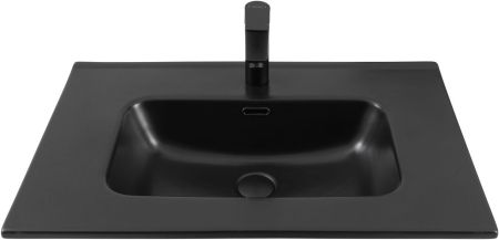 Раковина Aquanet Flat 70 черная матовая