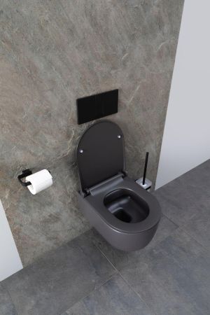 Чаша подвесного унитаза Allen Brau Priority 4.31002.AN антрацит, артикул 4.31002.AN