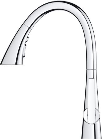 Смеситель для кухни GROHE Zedra New с выдвижной лейкой, хром (32294002), артикул 32294002