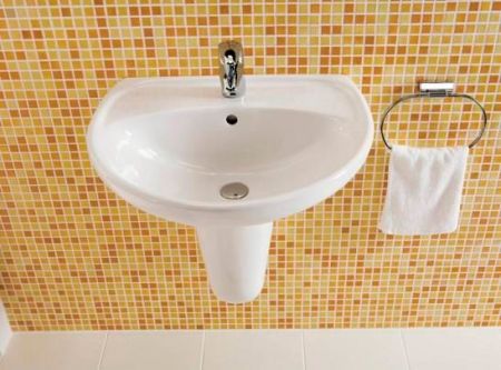 Раковина JIKA LYRA 8.1427.1.000.104.9 (подвесная, (55*45), белый), шт