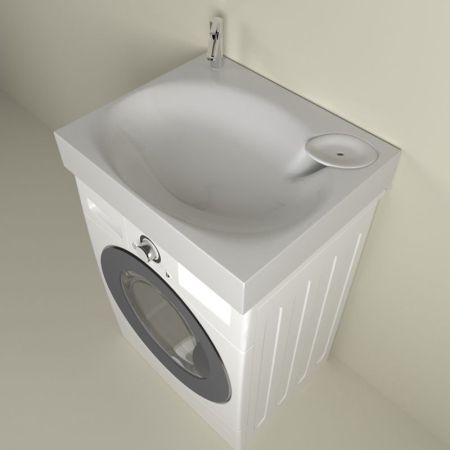 Раковина Marka One Lavanderia 600 Белая, артикул У71490