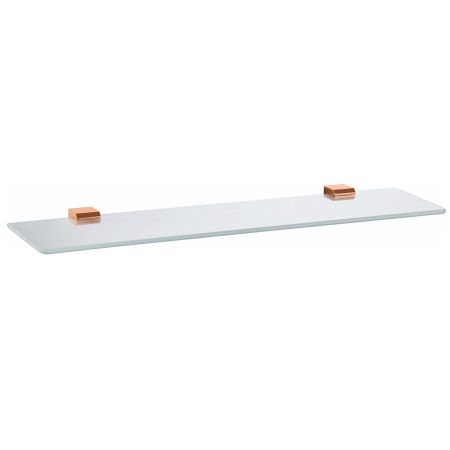 Полка стеклянная Rav Slezak NIL NLA0900/60ZRL, розовое золото, артикул NLA0900/60ZRL