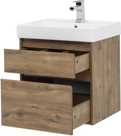 Мебель для ванной Aquanet Nova Lite 60 дуб рустикальный (2 ящика), артикул 00254216