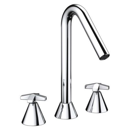 Nicolazzi Star  Смеситель для раковины на 3 отв, излив 170 мм, цвет хром, артикул 4808LTCCRA1