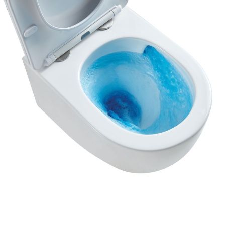 подвесные унитазы Vincea Унитаз подвесной Globo VT1-52T Tornado, цвет белый, ультратонкое soft-close сиденье,, артикул VT1-52T