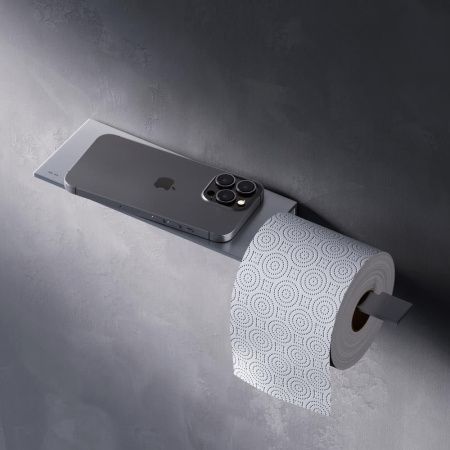 A7454300 Sense L Держатель для туалетной бумаги с полкой A7454300 Sense L Держатель для туалетной бумаги с полкой