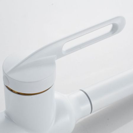 Смеситель для кухни Raffine F103C, белый, артикул F103C