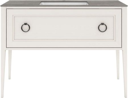 Тумба PLAZA Classic напольная с ящиком 120, белая матовая, артикул PL.C.120.1\WHT