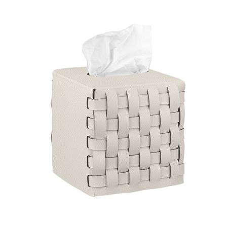 ADJ Салфетница Bottega, 12х12хH12 см., цвет: устричный/пепельная роза, артикул 0115.02/07