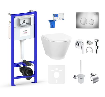 Комплект 10 в 1 Lavinia Boho Elegant Rimless 75110831, премиум с пластиковой клавишей, артикул 75110831