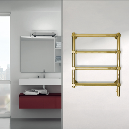 Irsap Minuete Полотенцесушитель электрический ш*в*г 540*596*60мм, цвет 52 золото