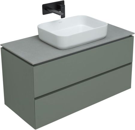 Тумба под раковину Allen Brau Infinity 100 1.21003.CGM олива матовый, артикул 1.21003.CGM