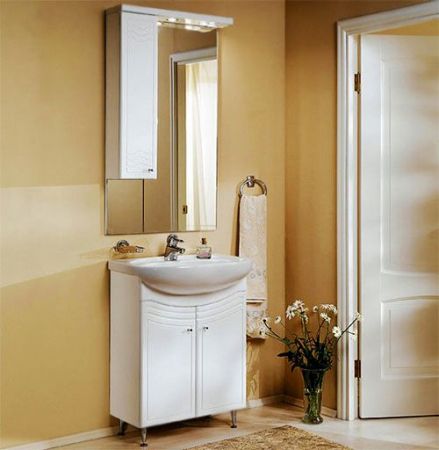 Тумба под раковину Акватон Домус 65 1A055201DO010 белая глянцевая, артикул 1A055201DO010