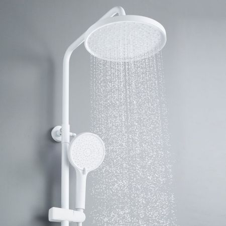 Душевая система Shevanik S4336C, белый