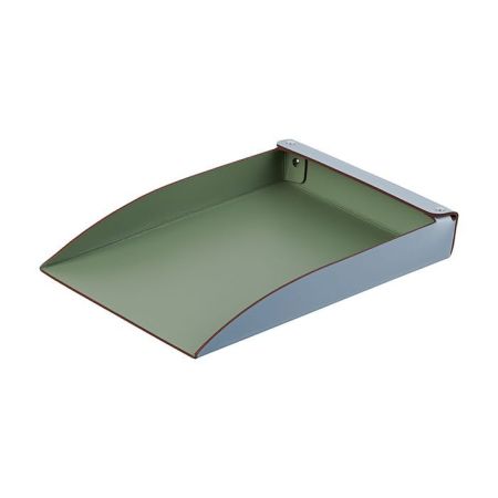 ADJ Лоток для бумаг, 32x23 см., цвет: небесный/эвкалипт, артикул 103.50/60