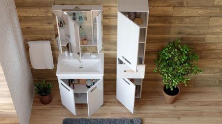 Тумба под раковину Vigo Plaza 70 Белая, артикул Plaza-0-700(Фостер)