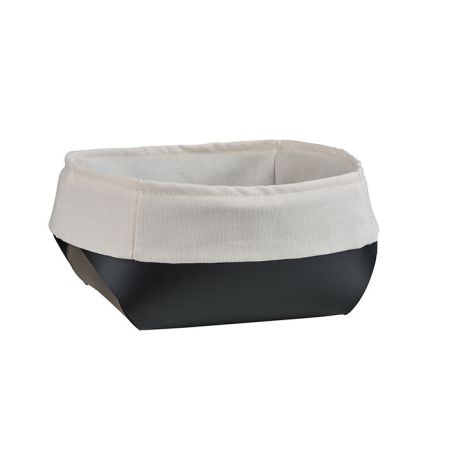 ADJ Корзина для хлеба, 15x15xH7 см., цвет: черный/серый, артикул 0039.01/03