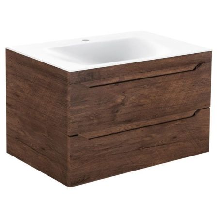 Тумба под раковину Vincea Fine VMC-2F800RW подвесная R.Wood, артикул VMC-2F800RW