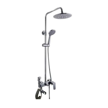 Душевая система с гигиеническим душем FASHUN A2452, хром, артикул A2452