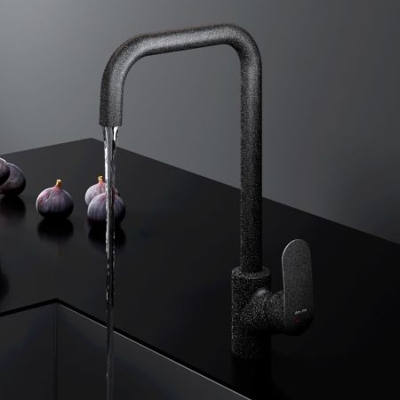 F8006022 Like, смеситель для кухни G-образный излив, черный, шт., артикул F8006022