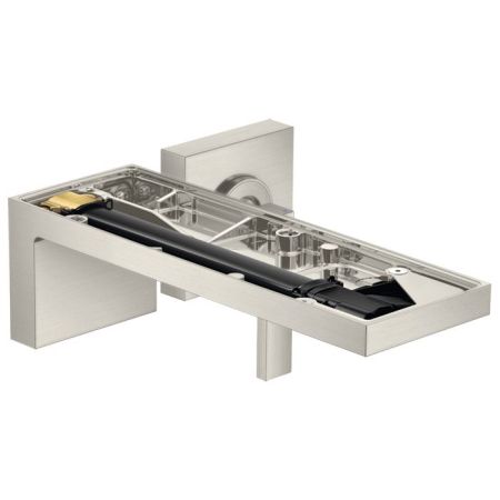 AX MyEdition Смеситель для раковины, настенный, б для п., цвет сталь, артикул 47062800