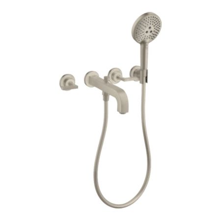 AX Citterio Смеситель для ванны , цвет шлифованный никель, артикул 39448820