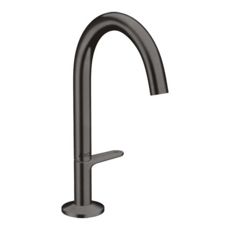 AX One Смеситель для раковины Sel 170, p-open, цвет шлифованный черный хром, артикул 48020340