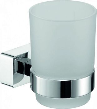 Sanibano Argos, настенный стеклянный стакан, цвет хром