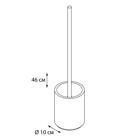 Ершик FIXSEN RICH FX-251-5, бежевый/золотой, артикул FX-251-5