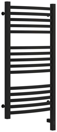 Полотенцесушитель электрический АРКУС 3.0 800х400 МЭМ правый (Матовый чёрный), артикул 31-5705-8040