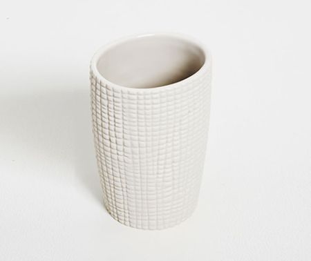 Стакан для зубных щеток WasserKRAFT Dinkel K-4628 Белый, артикул K-4628