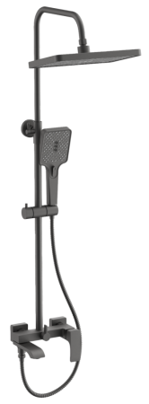 Душевая система BELZ B24507-3, оружейная сталь, артикул B24507-3