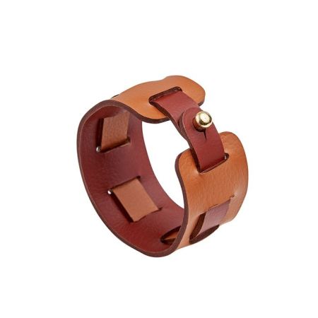 ADJ Кольцо для салфеток Bottega, D5 см., цвет: коньяк/бордо, артикул 010.B.09/30