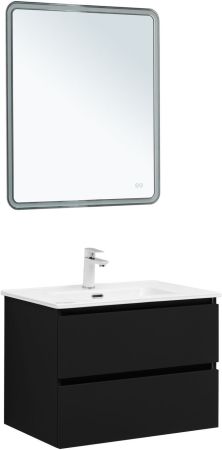 Тумба под раковину Aquanet Вега 2.0 70 черный, артикул 00337954