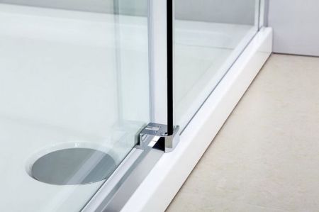 Душевой уголок Black&White Stellar Wind S508 прямоугольный профиль Серебристый хром стекло прозрачное, артикул 5088012